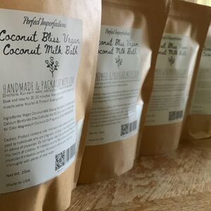 Vegan Coconut Bliss Milk Bath Nourishing Soaking Solution